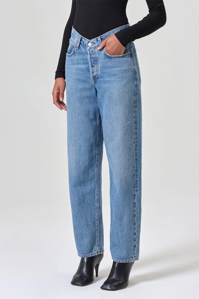 AGOLDE V WAIST BAGGY jean - FAIRWAY
