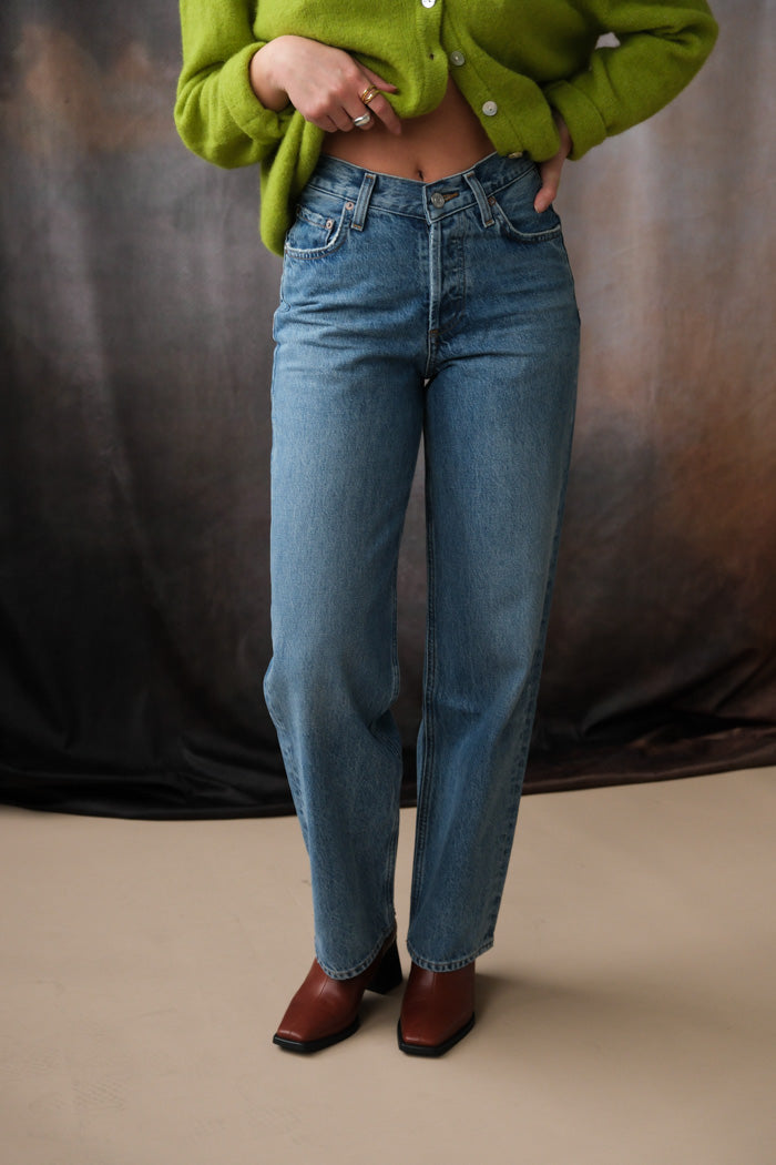 AGOLDE V WAIST BAGGY jean - FAIRWAY