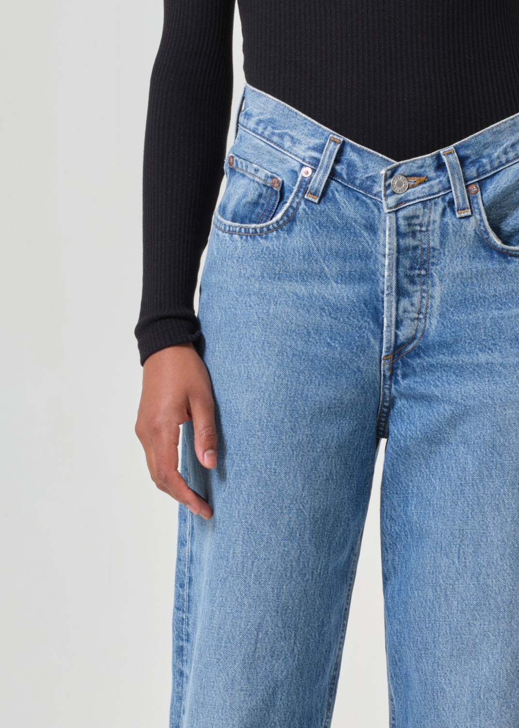 AGOLDE V WAIST BAGGY jean - FAIRWAY