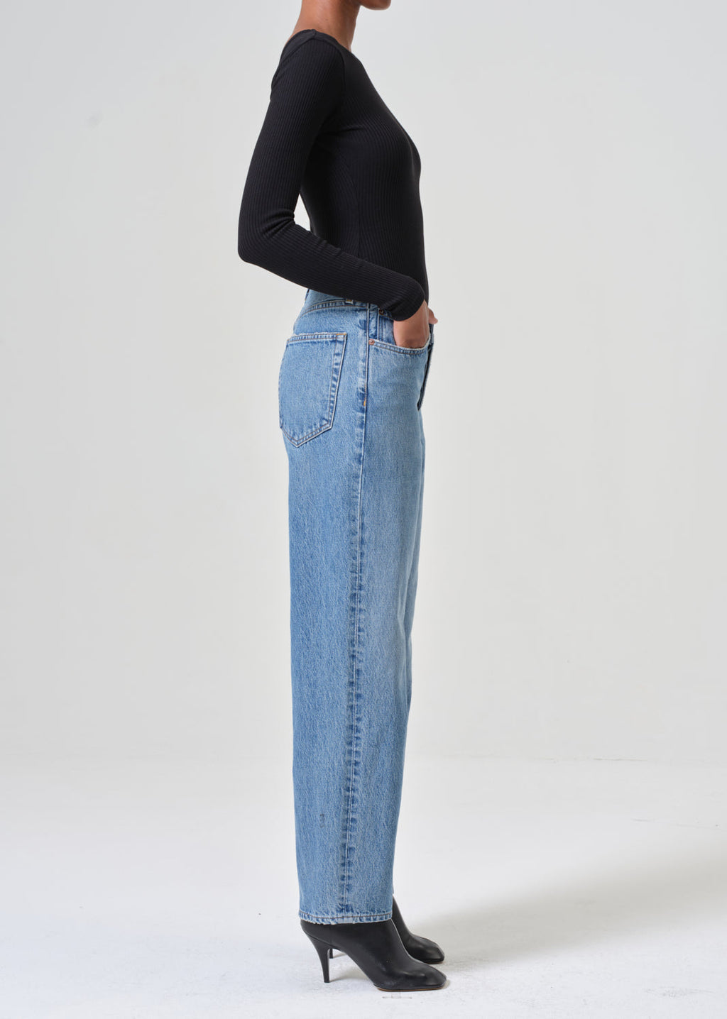 AGOLDE V WAIST BAGGY jean - FAIRWAY