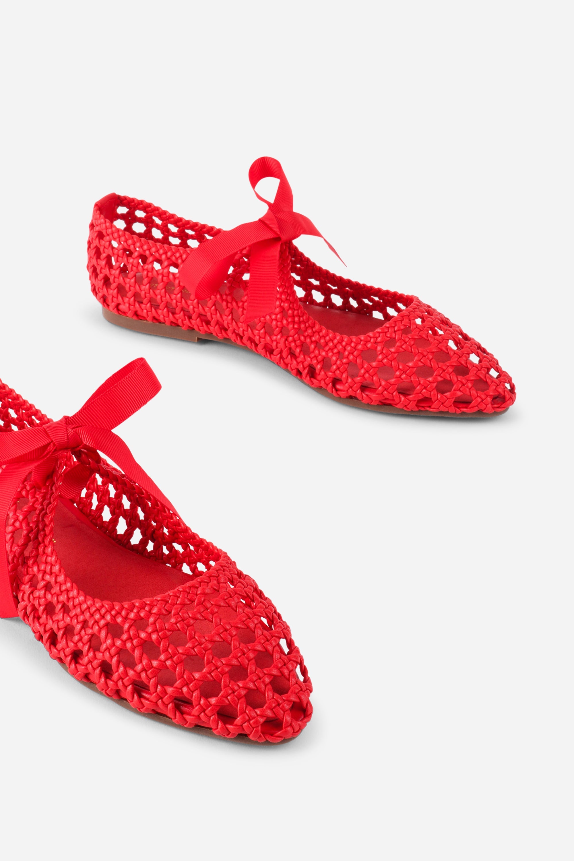 INTENTIONALLY __________. Valley Woven Vegan Ballet Flat