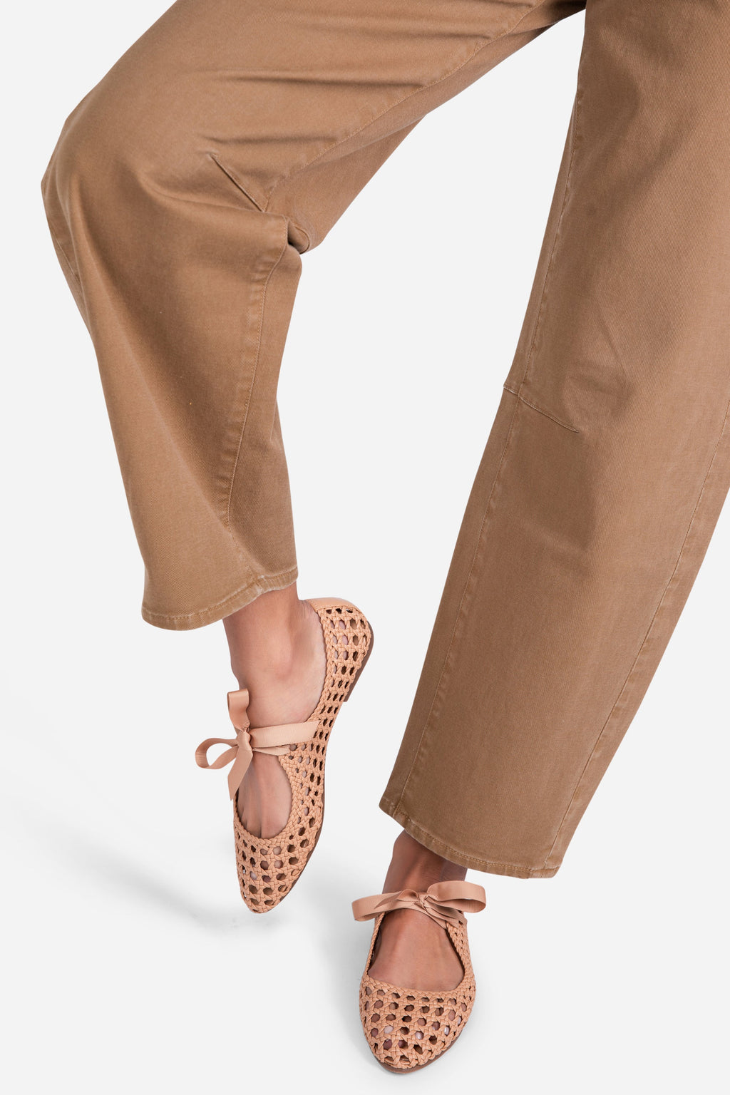 INTENTIONALLY __________. Valley Woven Vegan Ballet Flat