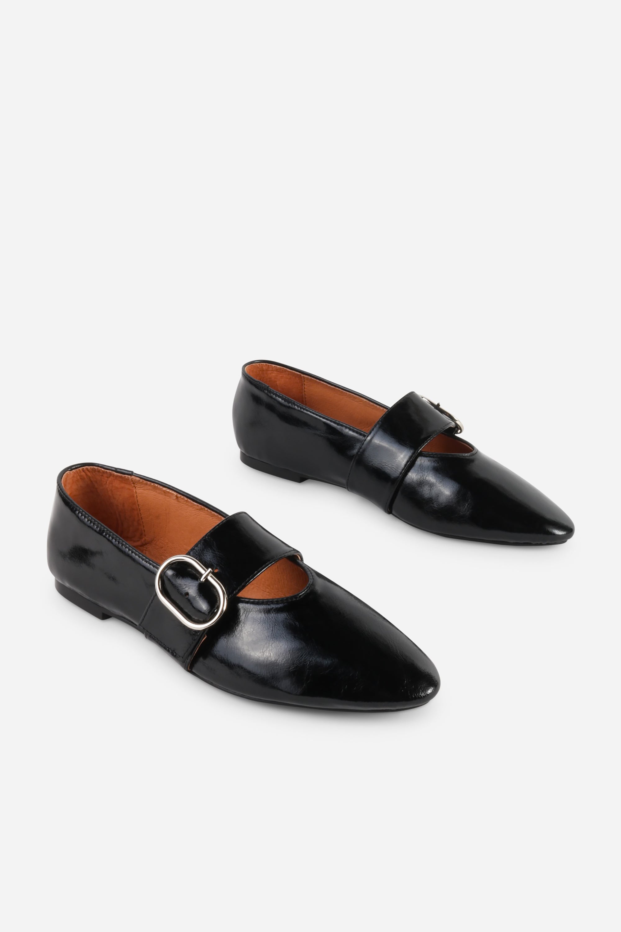 INTENTIONALLY __________. Vartan Buckle Flat Mary Jane