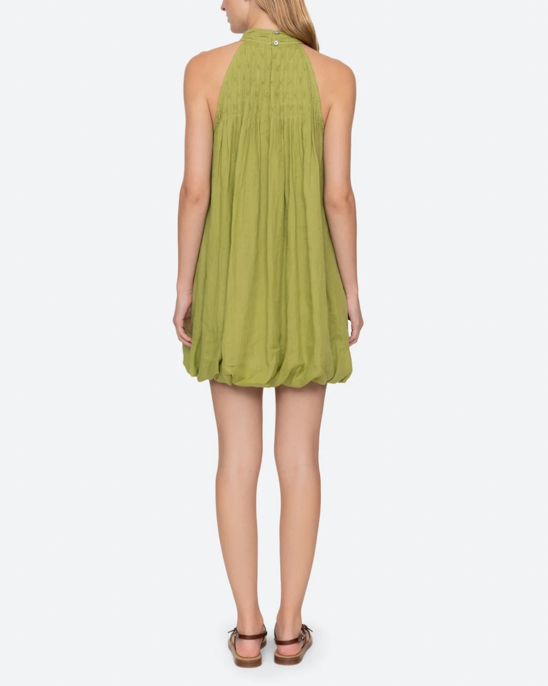Sea NY Violet Halter Mini Dress - Green