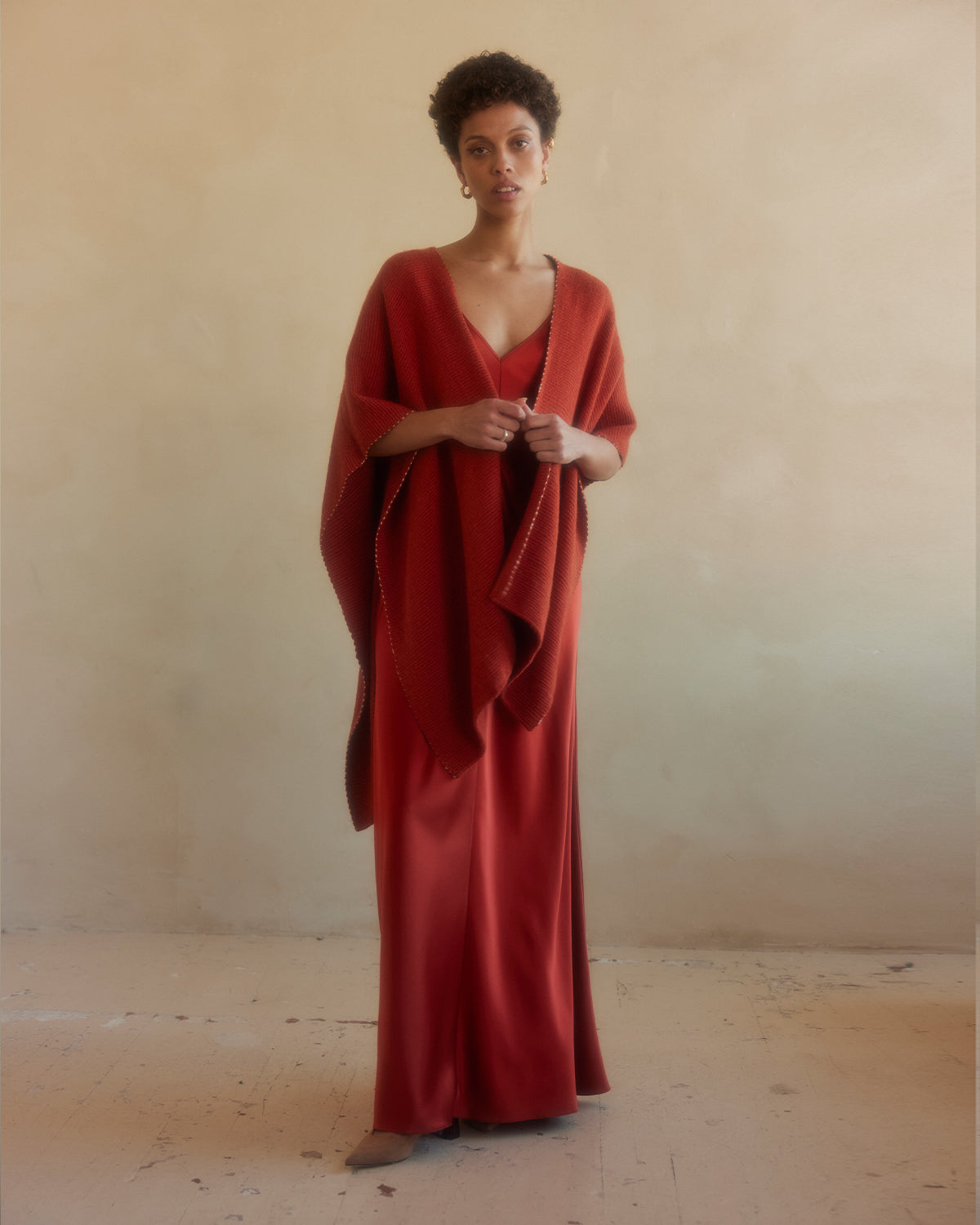 VOZ Solid Alpaca Duster