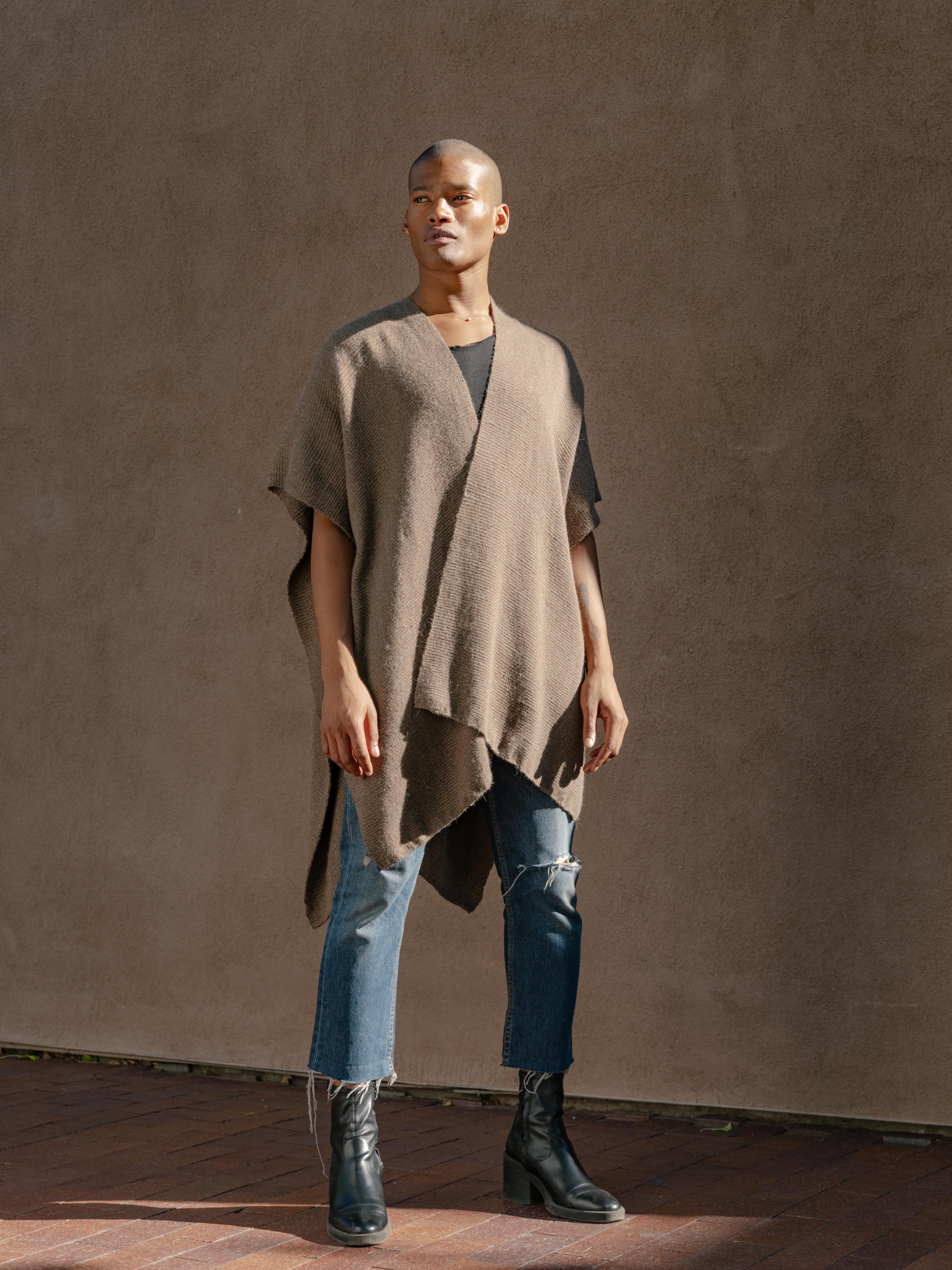VOZ Solid Alpaca Duster