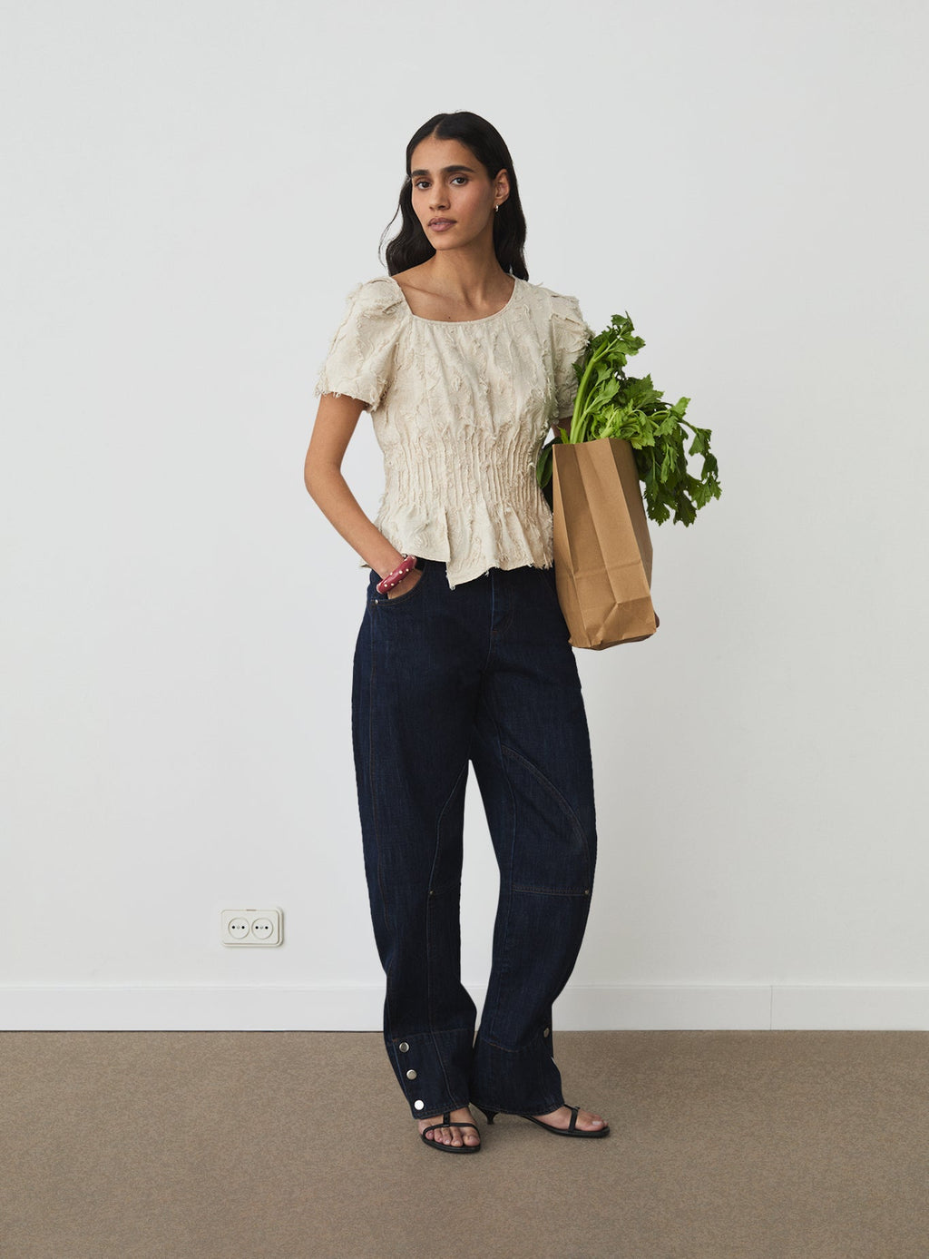 LAAGAM Vaiana Blouse - Ecru