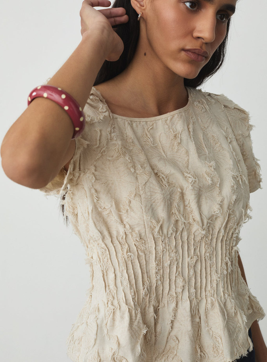 LAAGAM Vaiana Blouse - Ecru