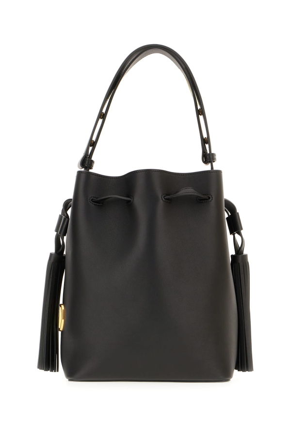 Valentino Garavani Leather Bucket Bag - Nero