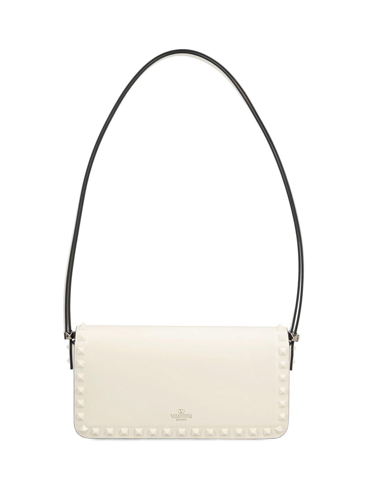 Valentino Garavani Rockstud23 E/W Foldover Top Shoulder Bag