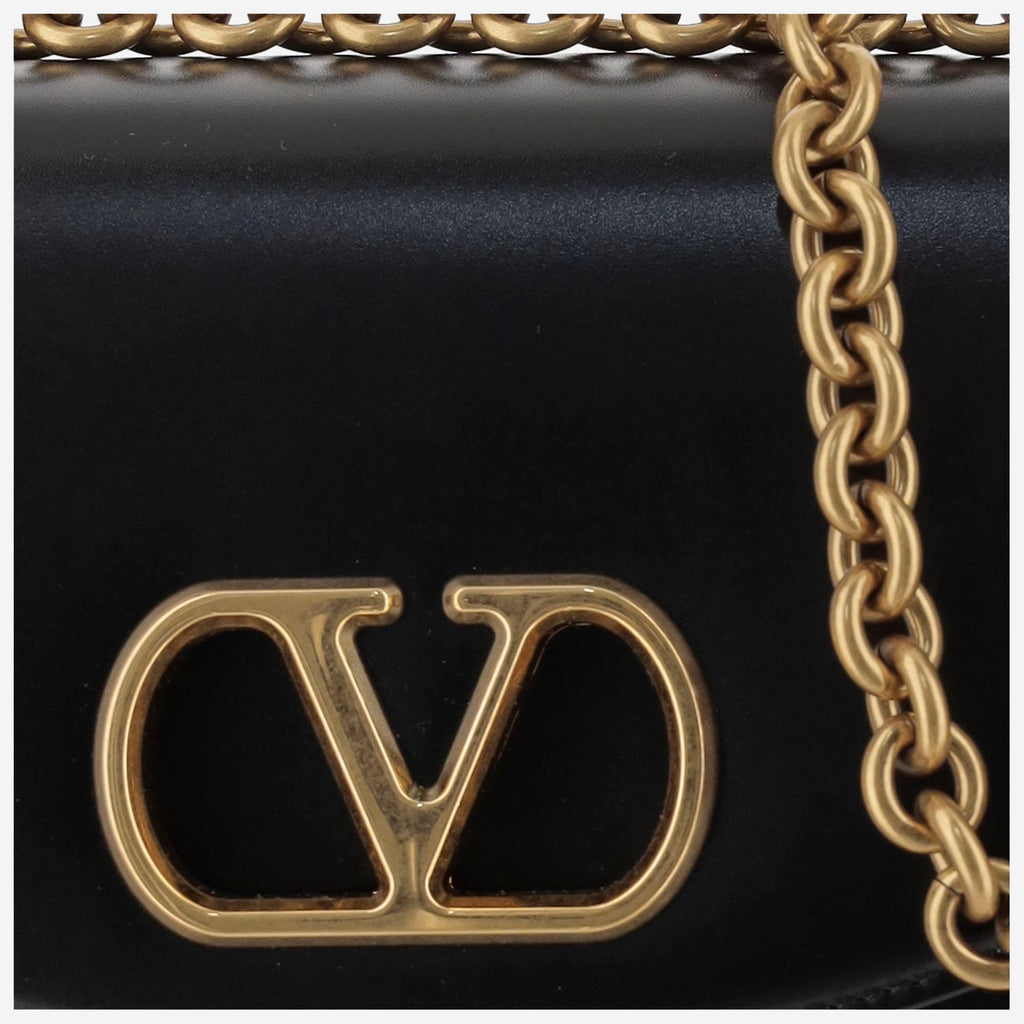 Valentino Garavani Vain Small Shoulder Bag - Black
