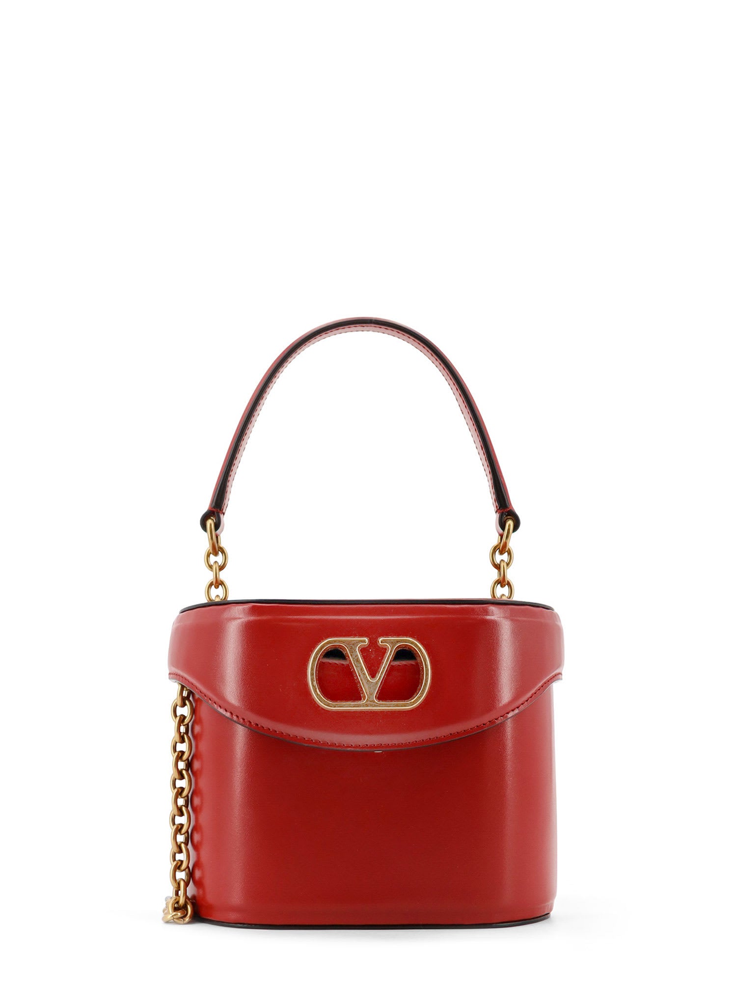 Valentino Garavani Vanity Bag Vain Shoulder Bag - Rosso V