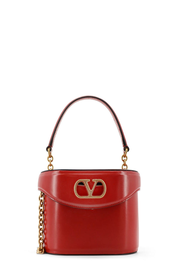 Valentino Garavani Vanity Bag Vain Shoulder Bag - Rosso V