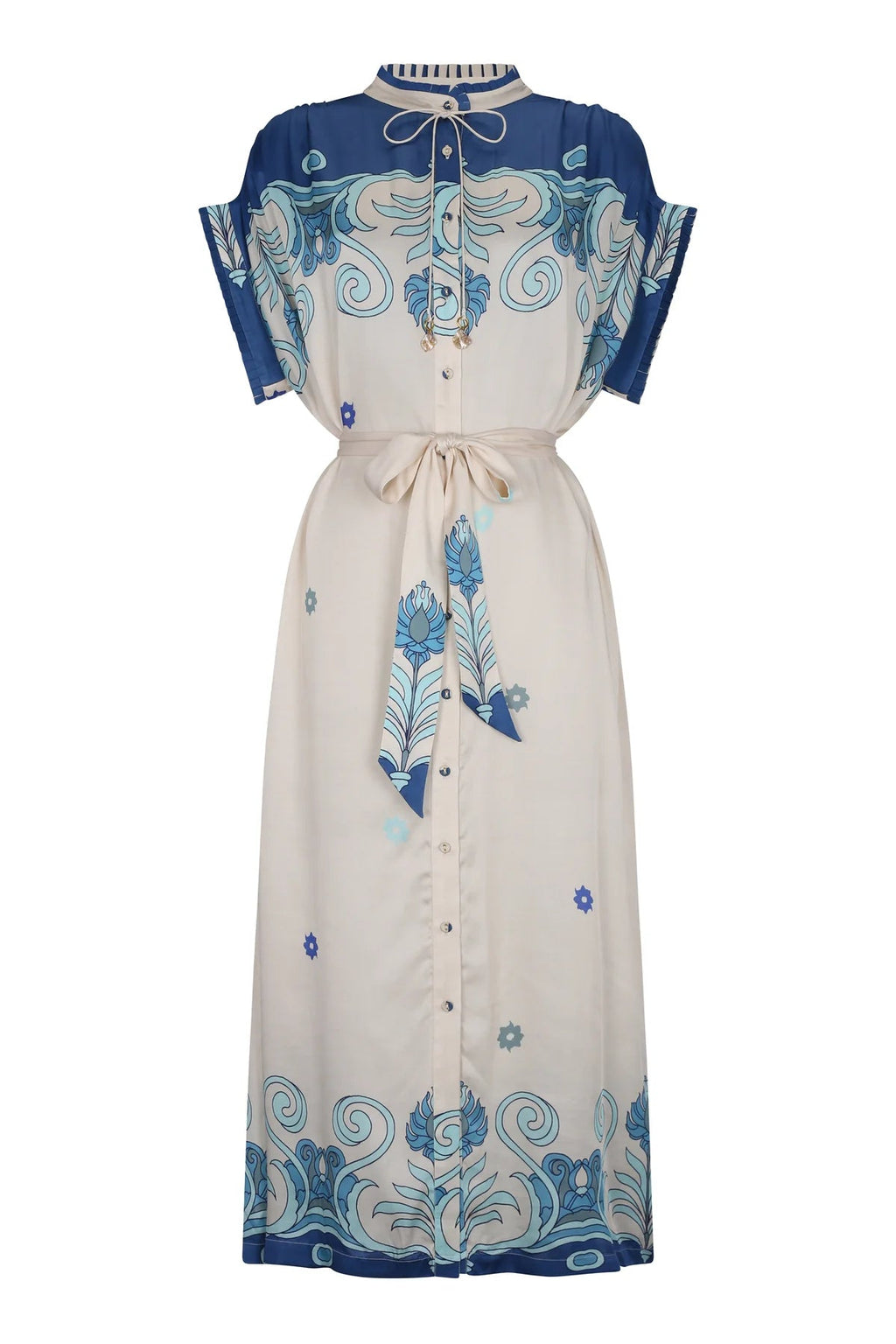 Carolina K Valerie Kaftan - Tiles Cream