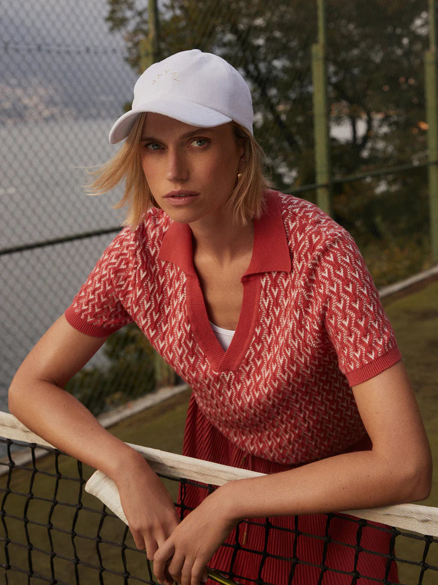 Varley Ezrella Knit Top - Baked Apple