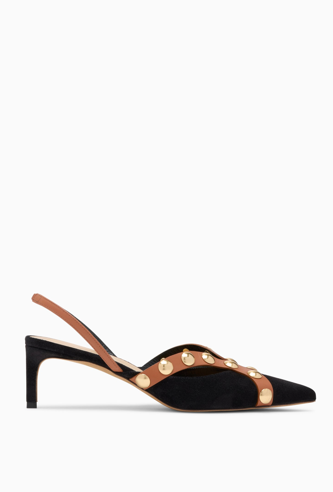 Ulla Johnson Vendome Studded Kitten Heel