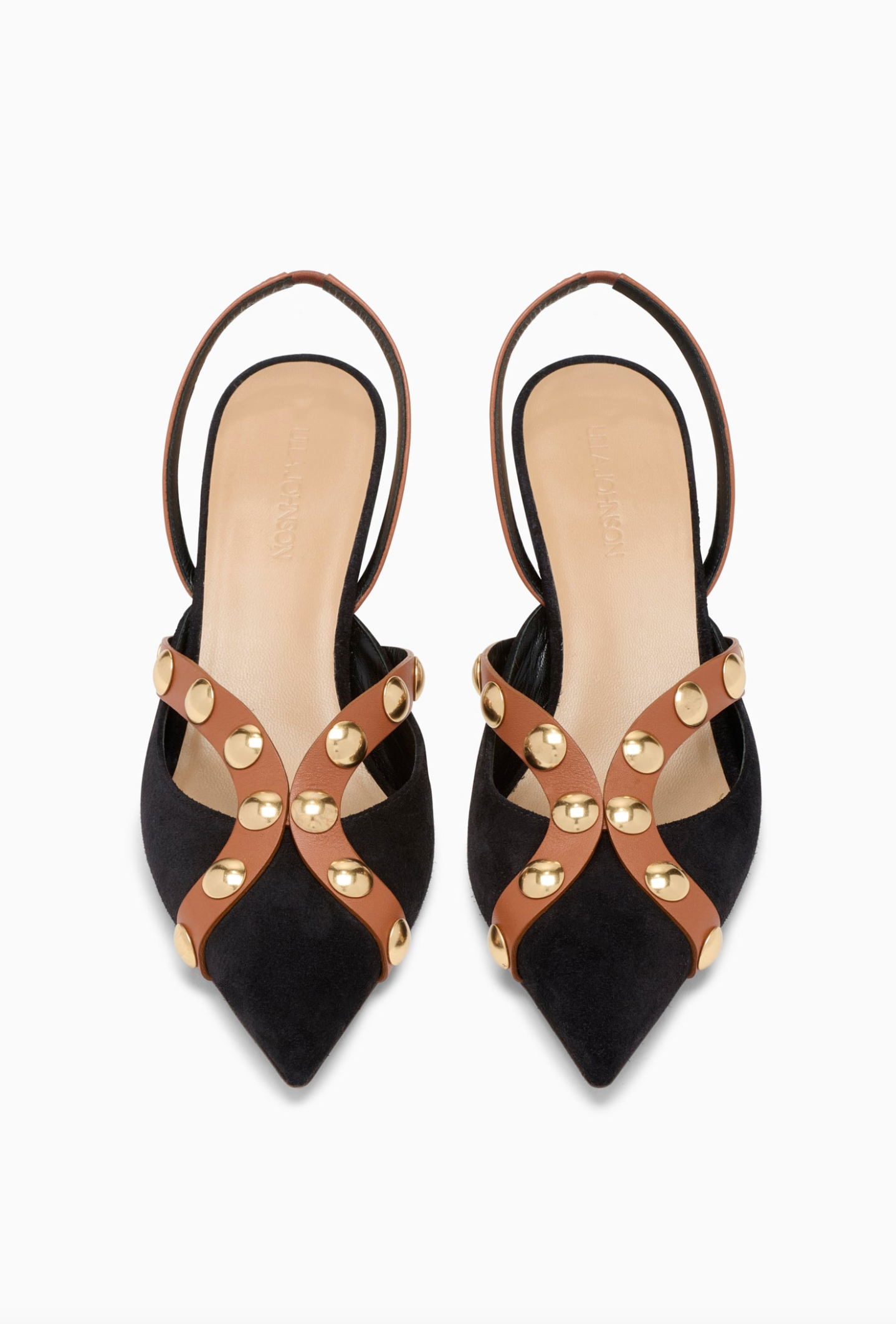 Ulla Johnson Vendome Studded Kitten Heel