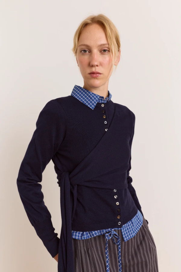 DAMSON MADDER Venna Wrap Cardigan