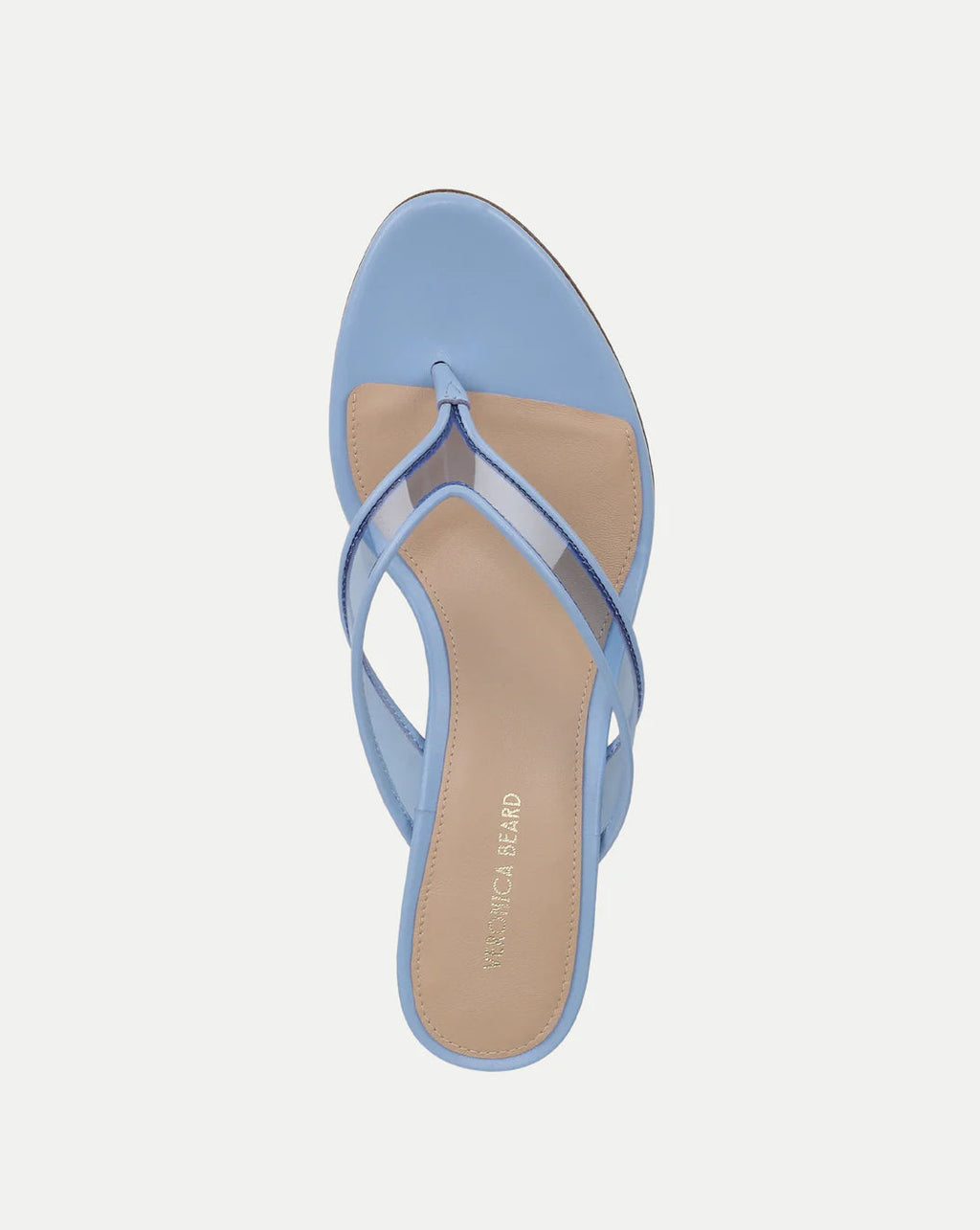 Veronica Beard Clea Wedge Sandal - Blue Jay