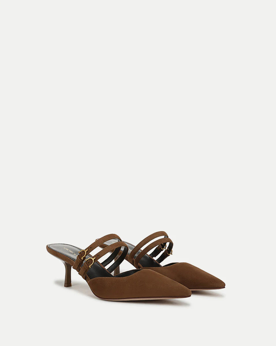 Veronica Beard Corrie Kitten Heel Mule