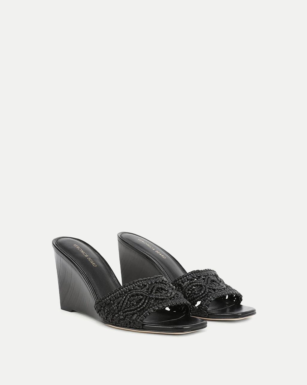 Veronica Beard Ellen Macrame Wedge Sandals