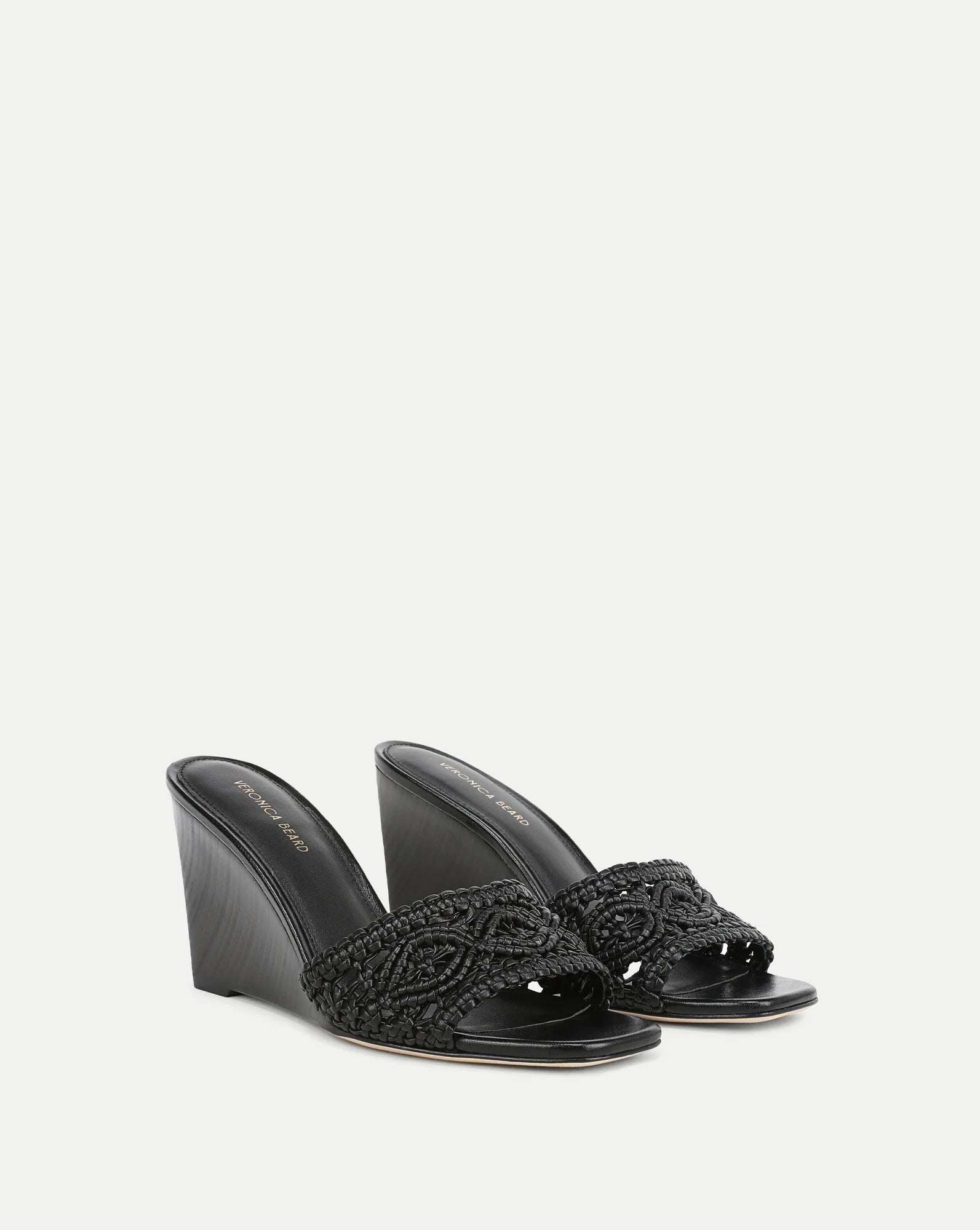 Veronica Beard Ellen Macrame Wedge Sandals
