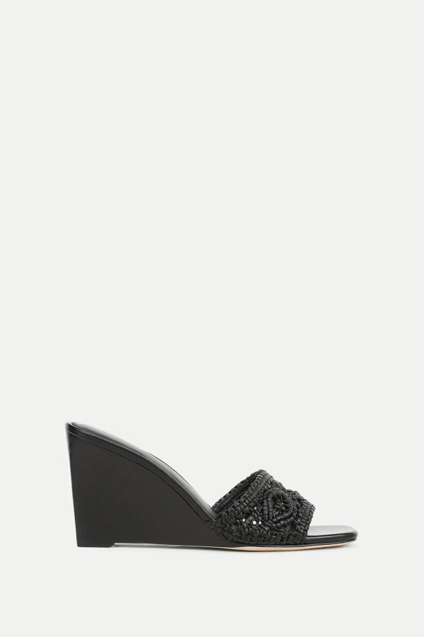 Veronica Beard Ellen Macrame Wedge Sandals
