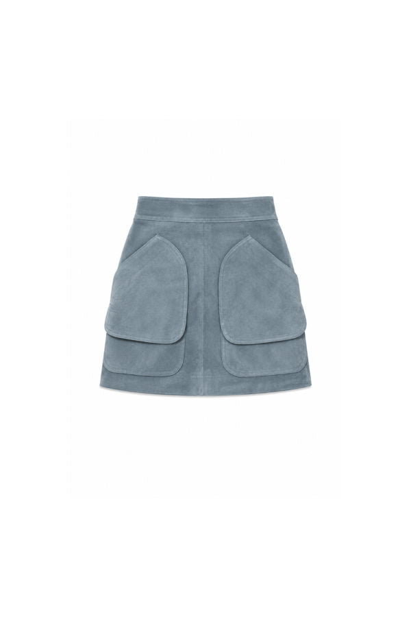 Veronica Beard Norwood Skirt - Blue Steel