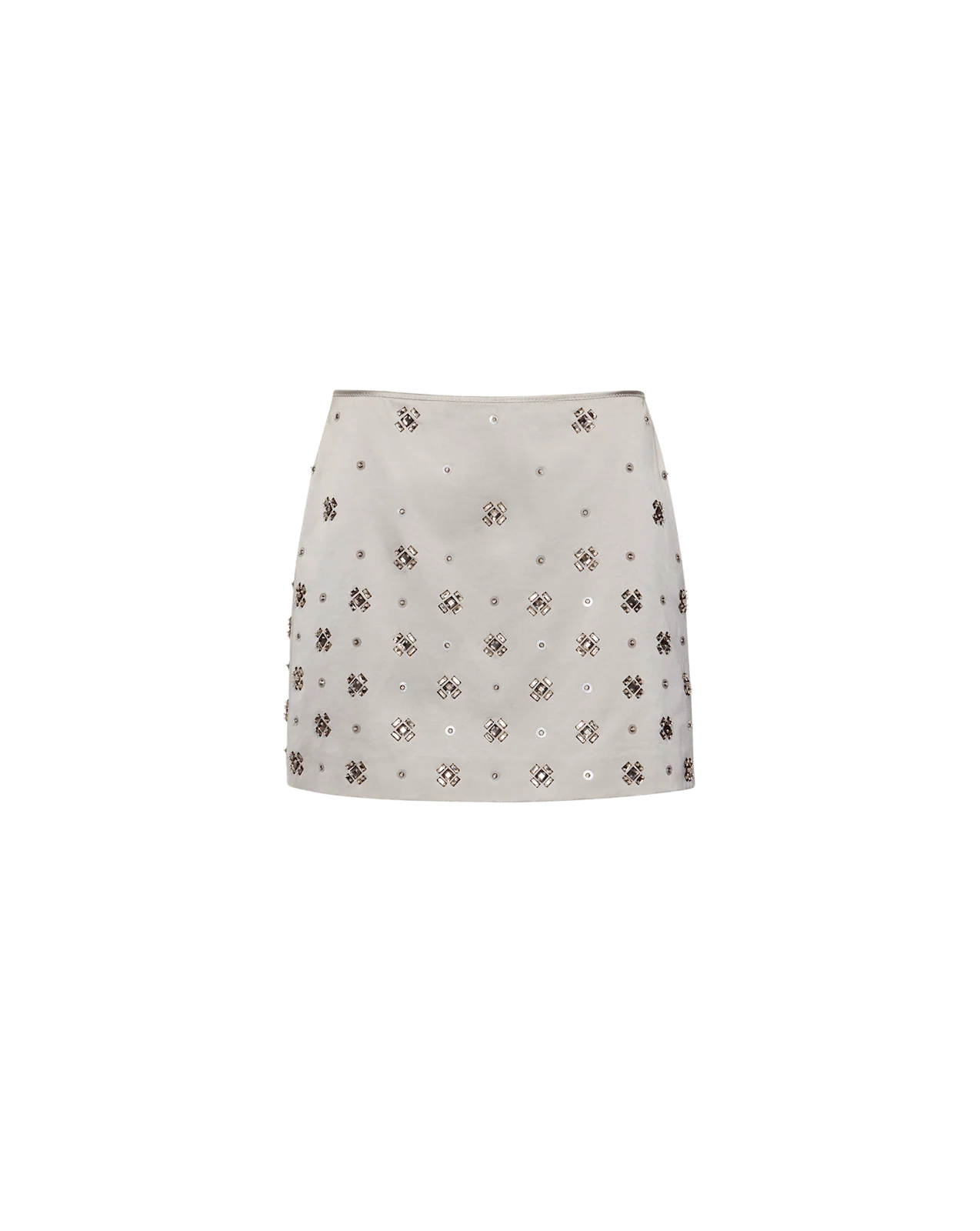 Veronica Beard Olenna Hand-Embroidered Skirt