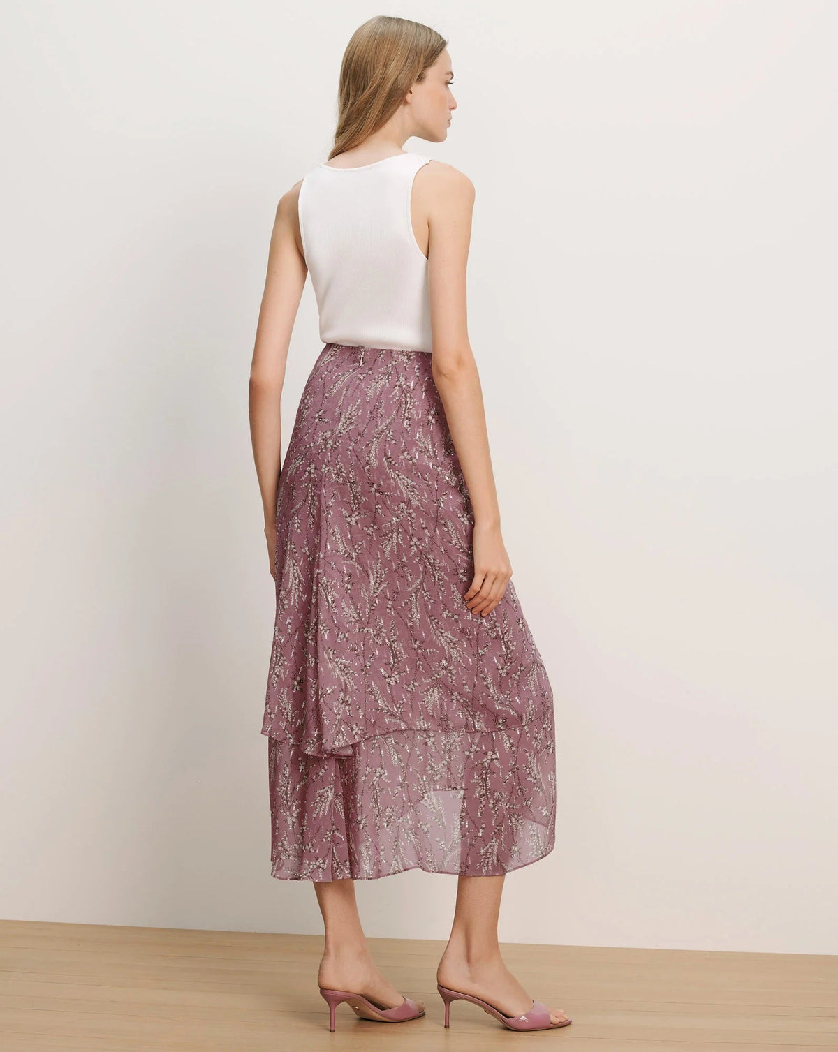 Veronica Beard Sira Skirt - Orchid Haze Multi