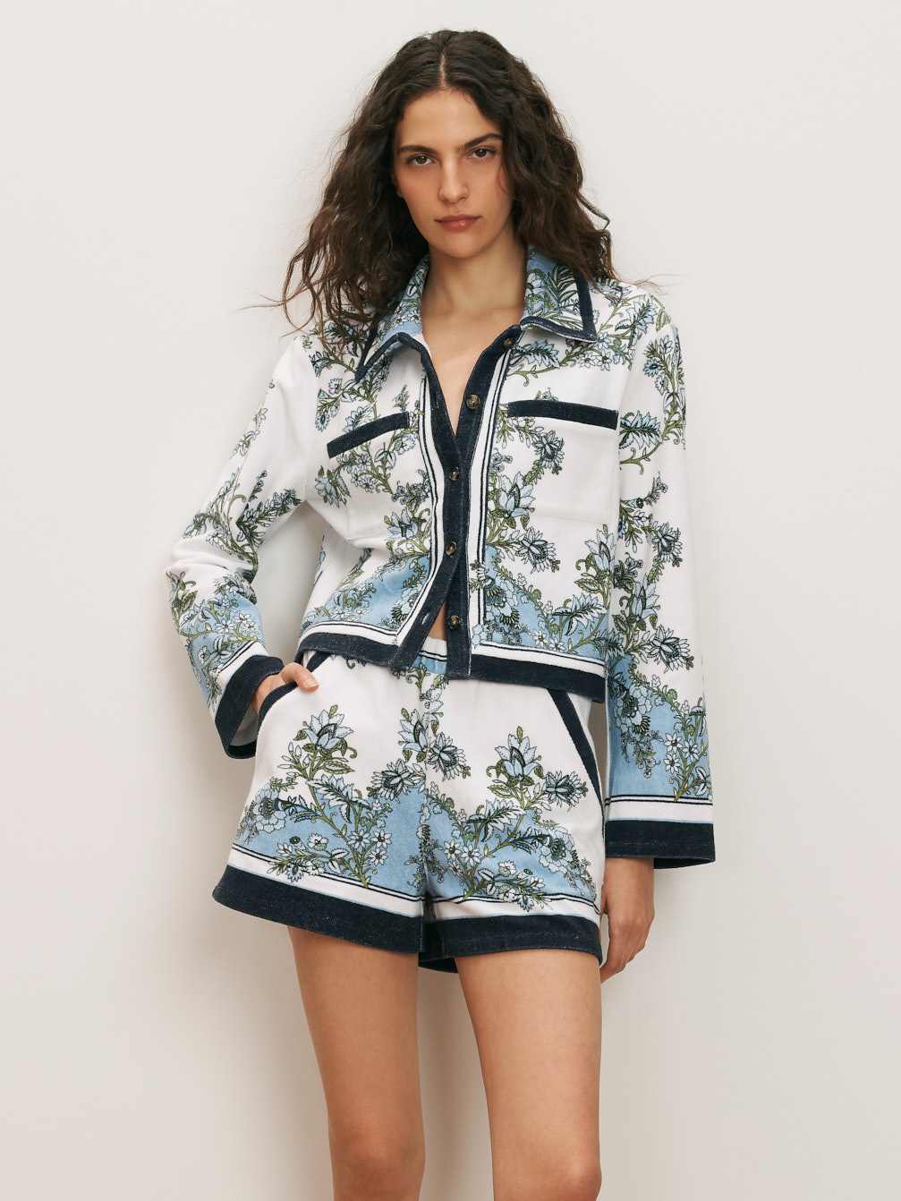 Veronica Beard Tijana Terry Shorts