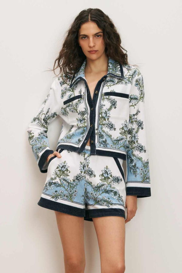 Veronica Beard Tijana Terry Shorts