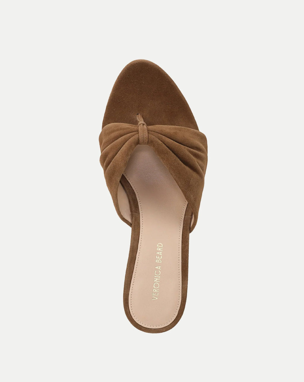 Veronica Beard Tullia Suede Mid-Heel Sandal