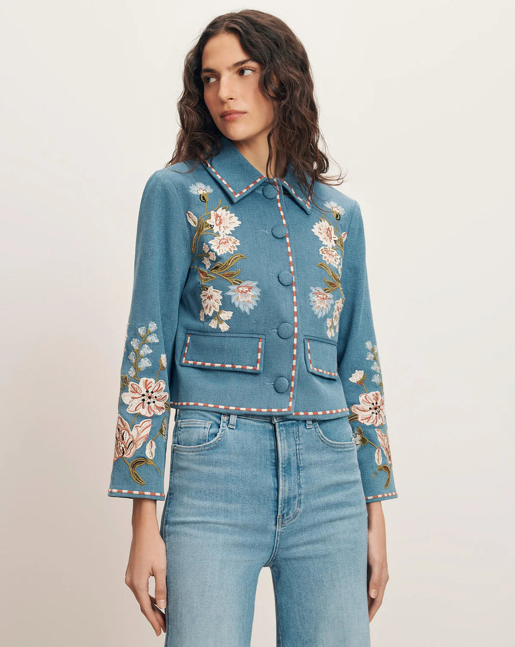 Veronica Beard Vikaria Jacket - Sea Glare