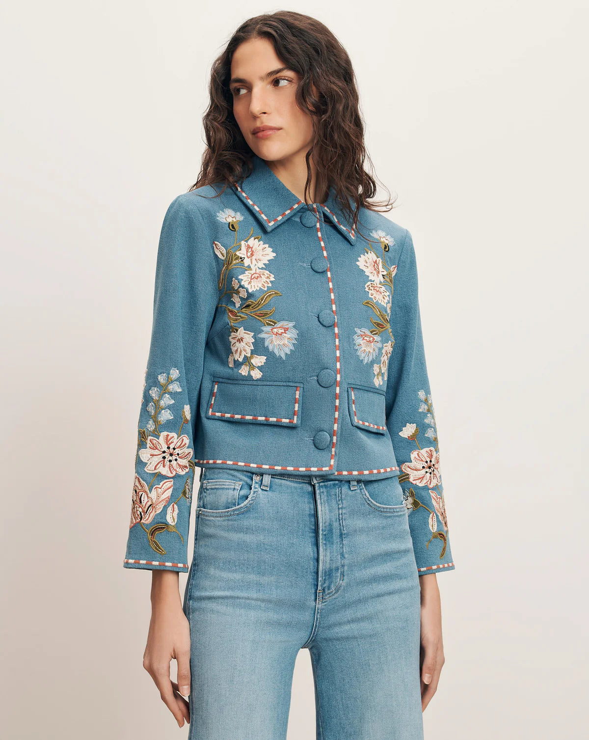Veronica Beard Vikaria Jacket - Sea Glare