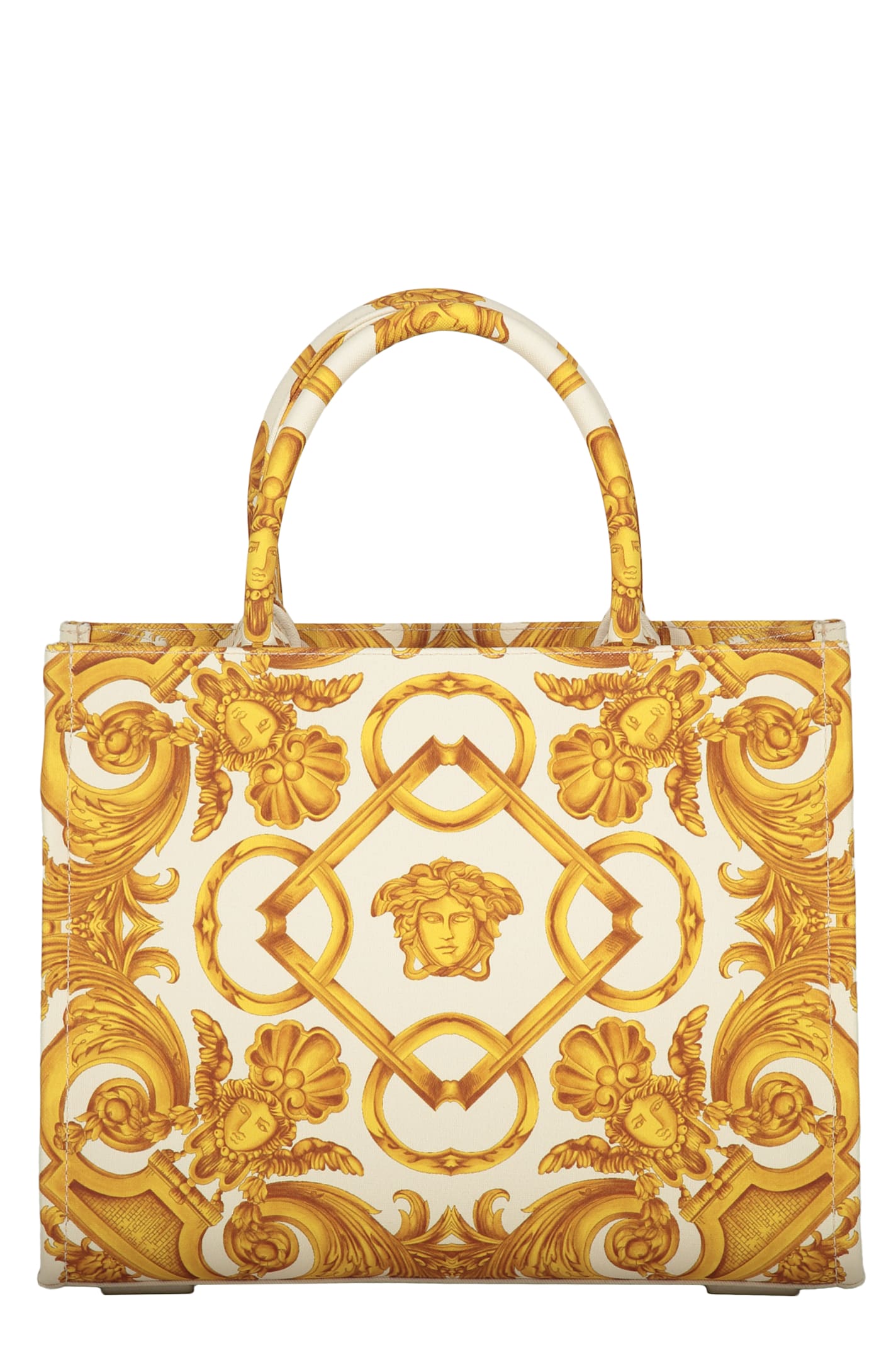 Versace Canvas Tote Bag - Ivory