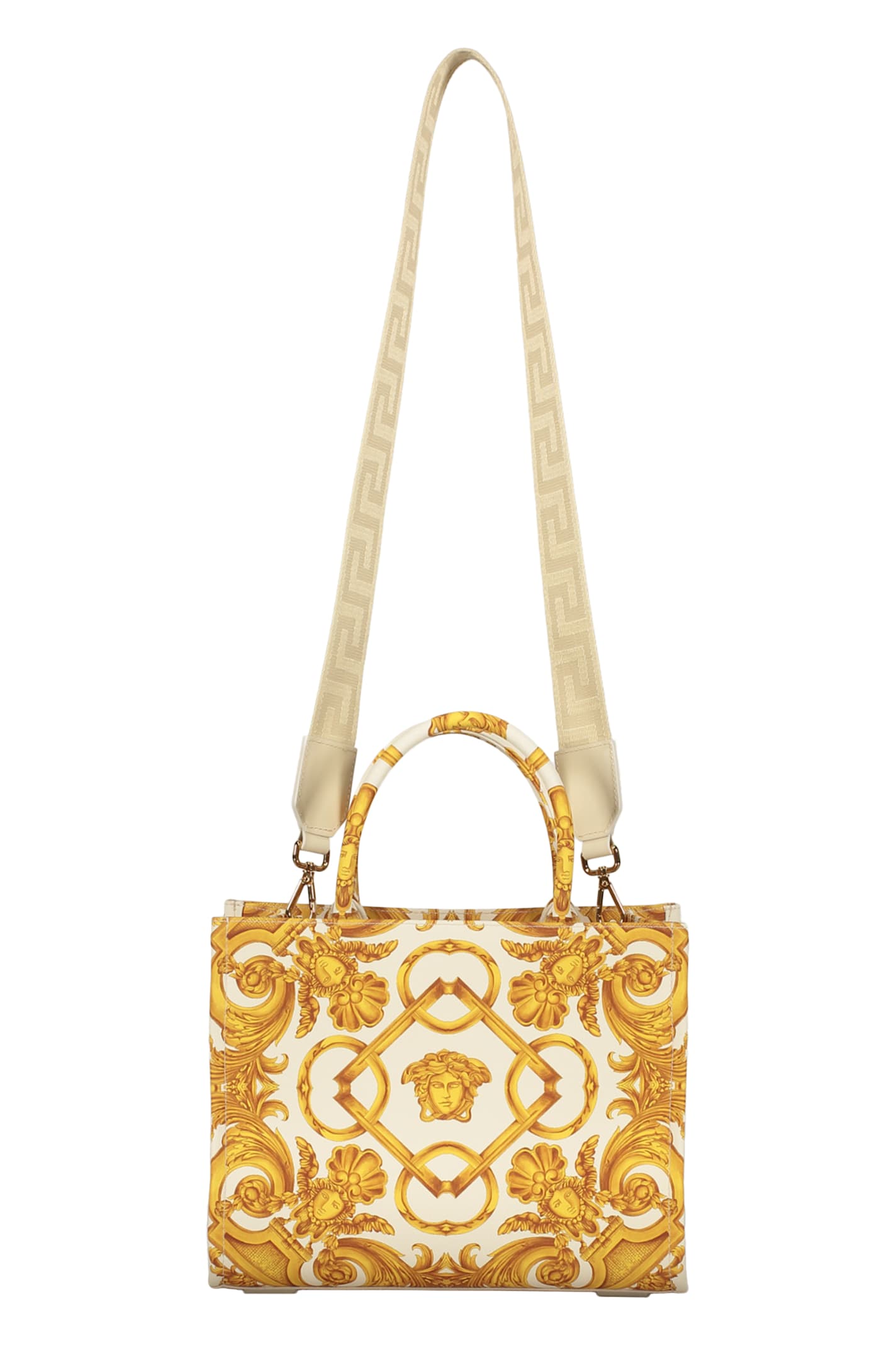 Versace Canvas Tote Bag - Ivory