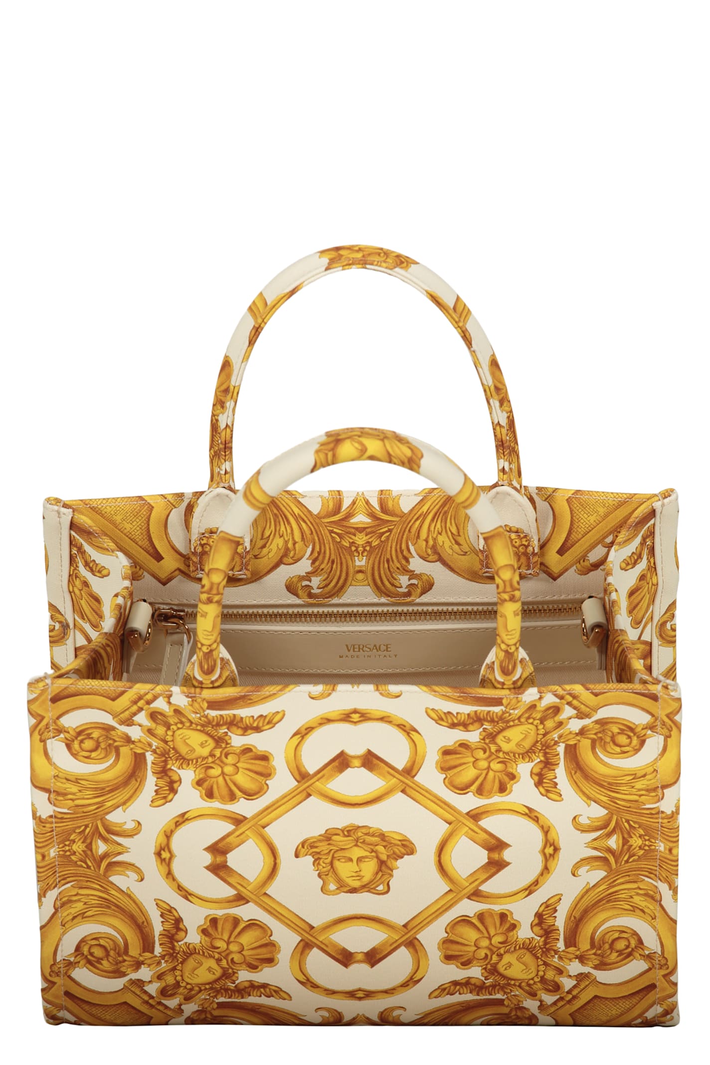 Versace Canvas Tote Bag - Ivory