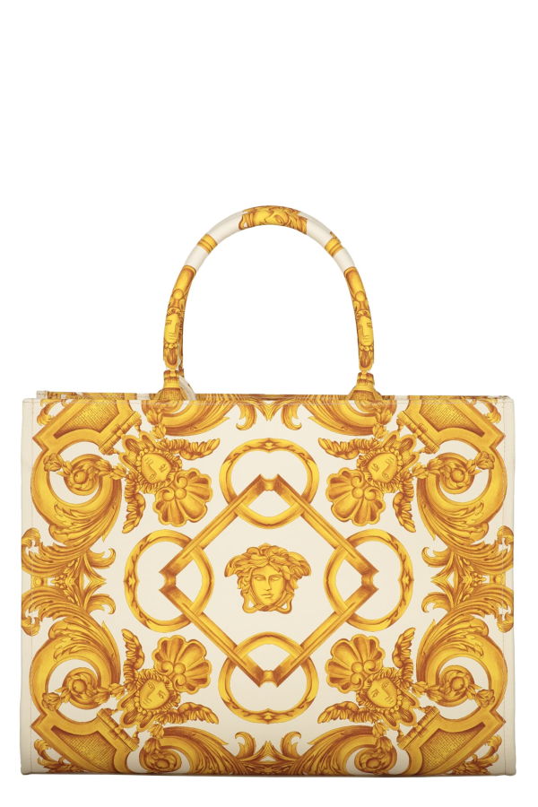 Versace Canvas Tote Bag - Ivory