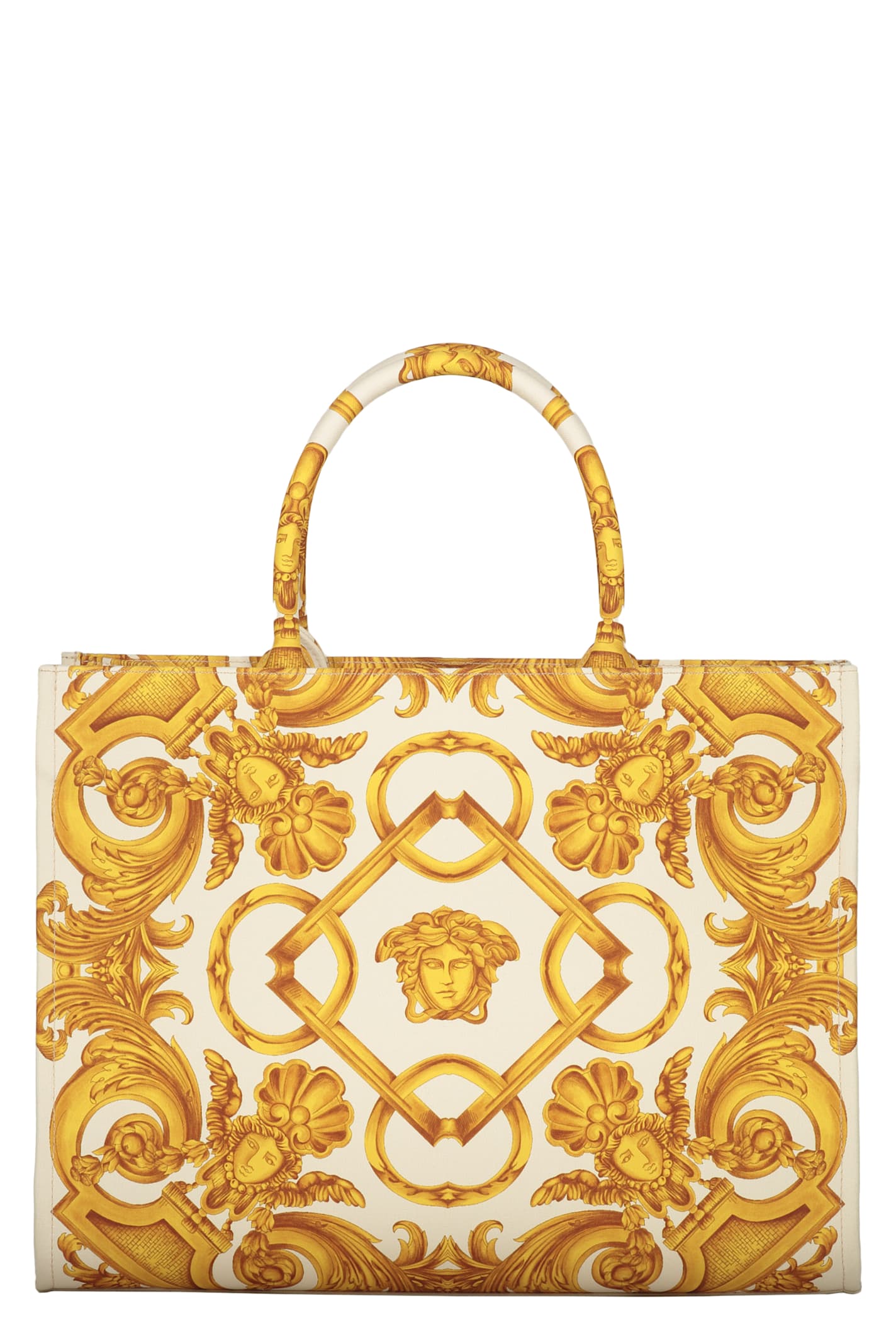 Versace Canvas Tote Bag - Ivory