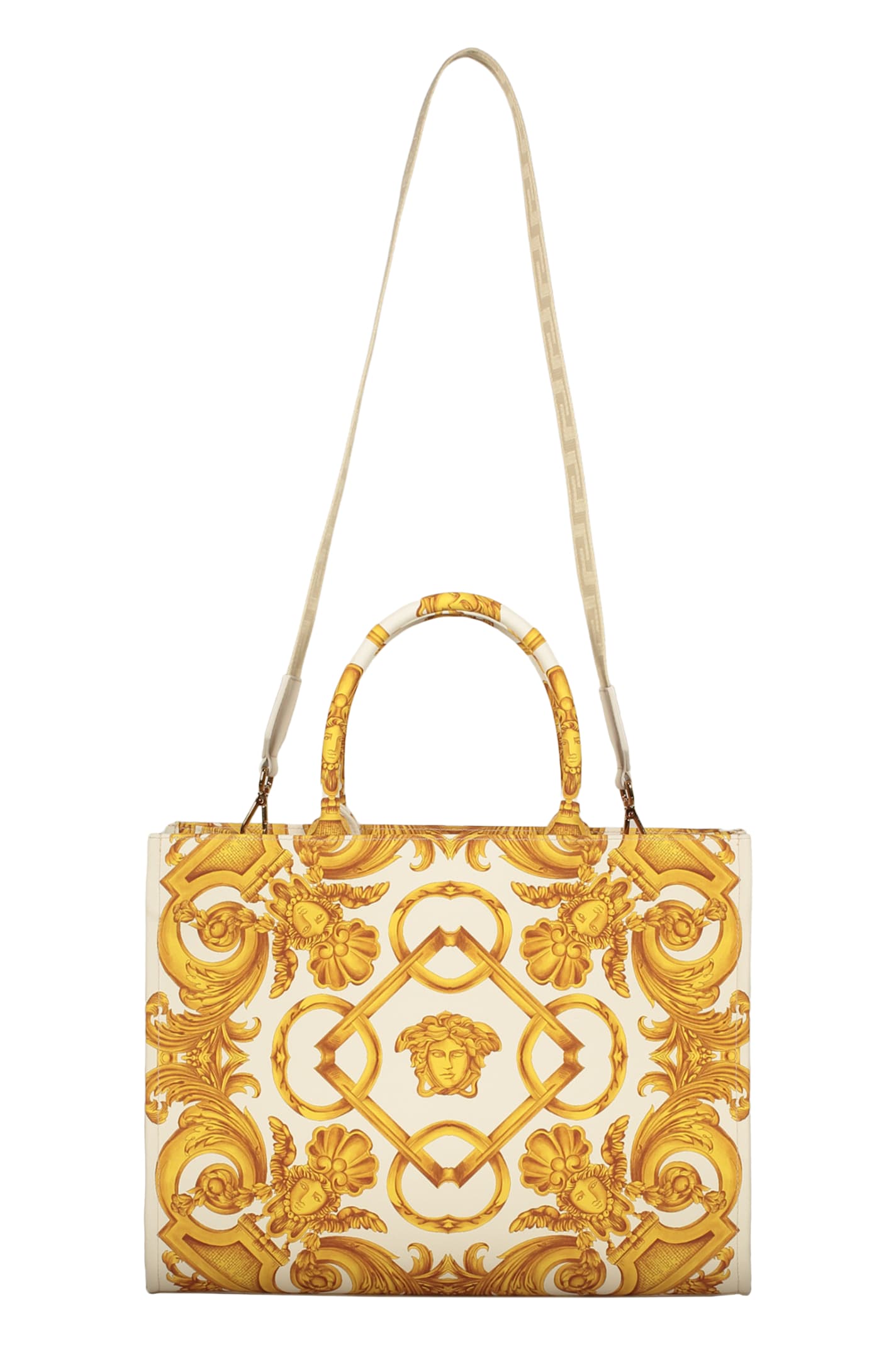 Versace Canvas Tote Bag - Ivory