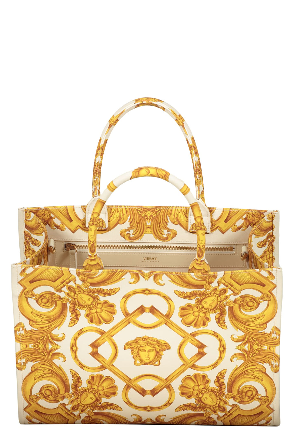 Versace Canvas Tote Bag - Ivory