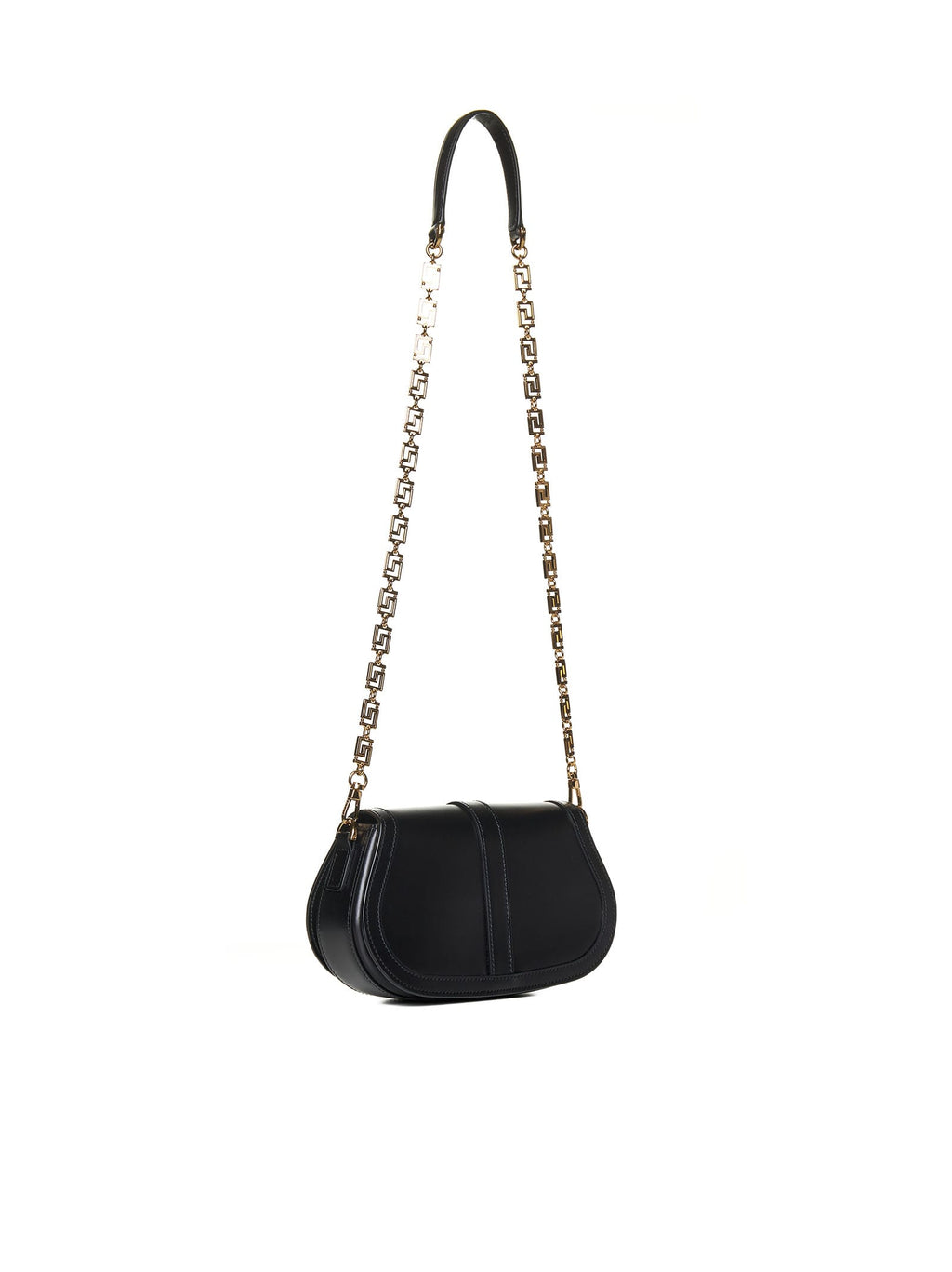 Versace Greca Goddess Shoulder Bag - Black