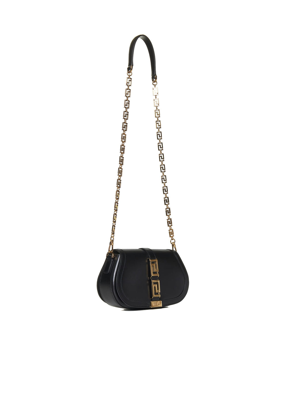 Versace Greca Goddess Shoulder Bag - Black
