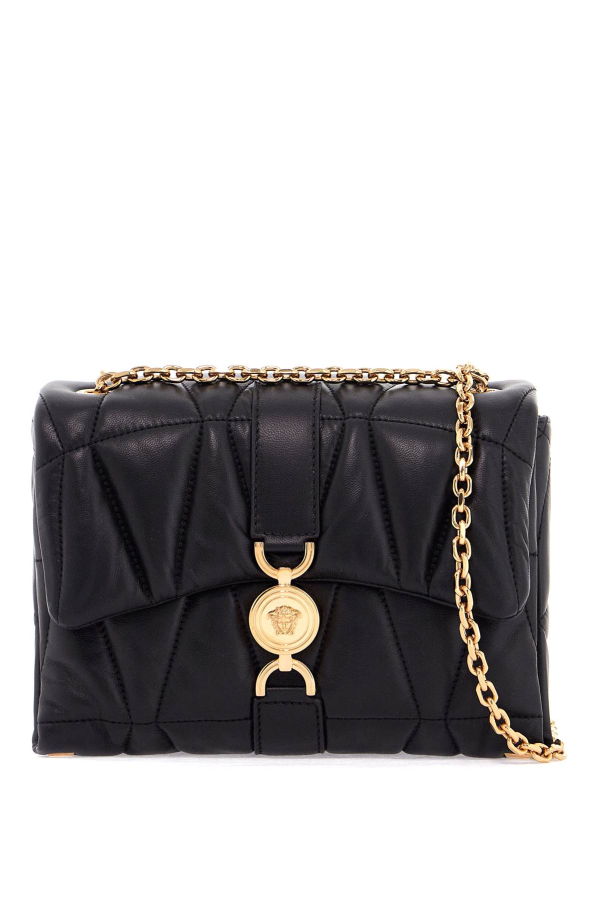 Versace Kleio Shoulder Bag - Black Versace Gold