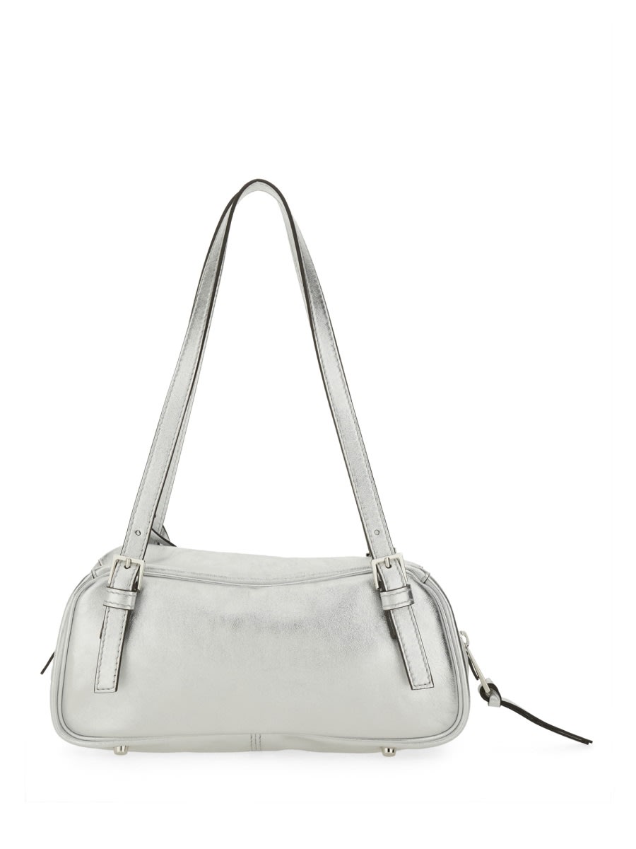 Versace Shoulder Bag Bowling Tag - Silver