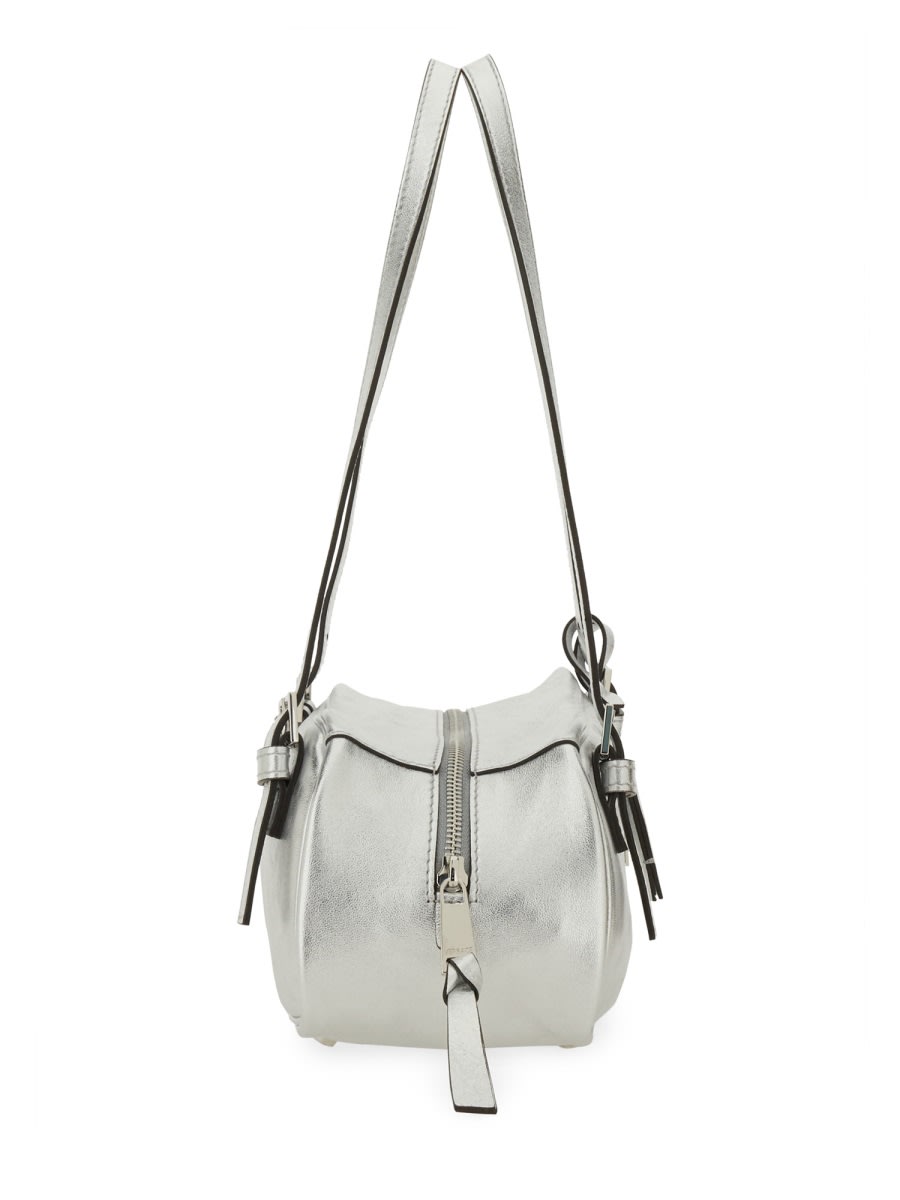 Versace Shoulder Bag Bowling Tag - Silver