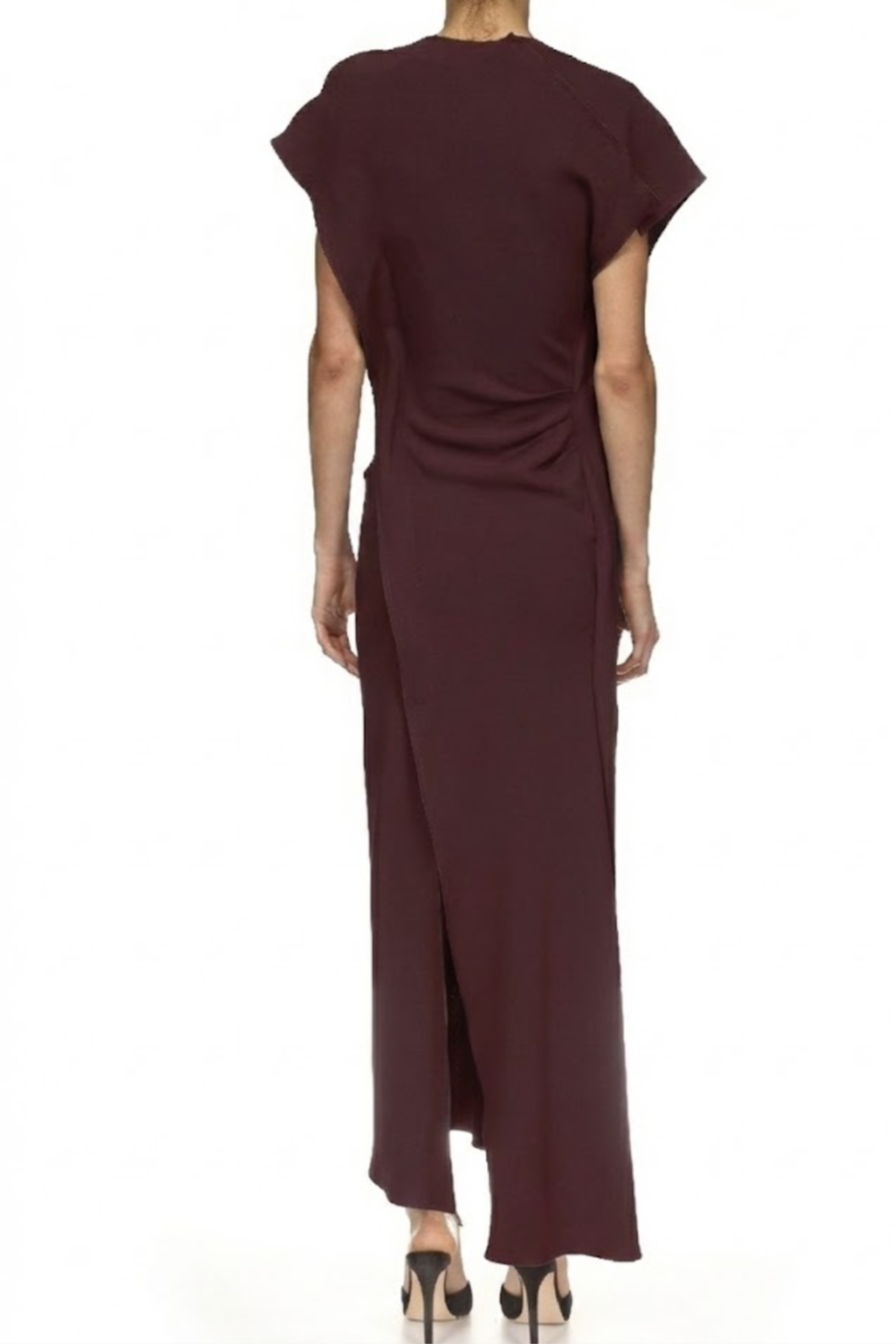 Victoria Beckham Victoria Fluid Cady Midi Dress - Cinnabar Red