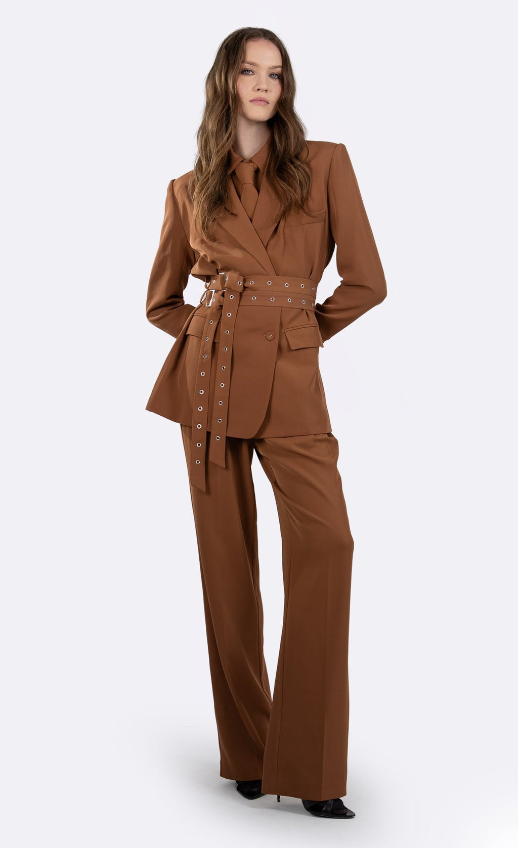 Nonchalant Label Victoria Trouser - Caramel