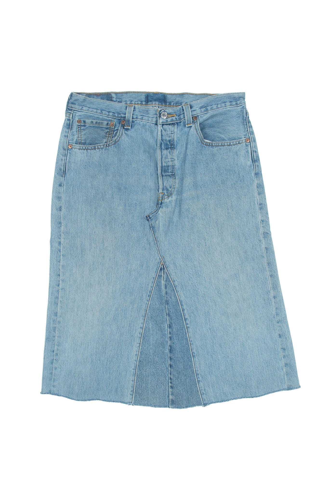 B Sides Reworked Skirt - Vintage Indigo